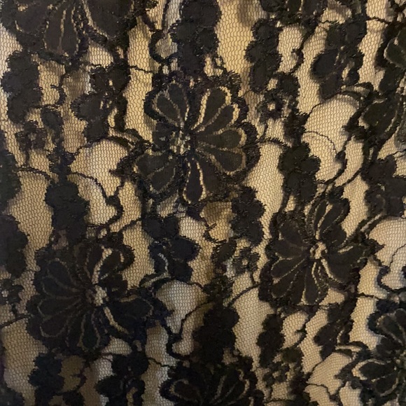 MIND CODE Dress with Black Lace Overlay - Picture 3 of 6